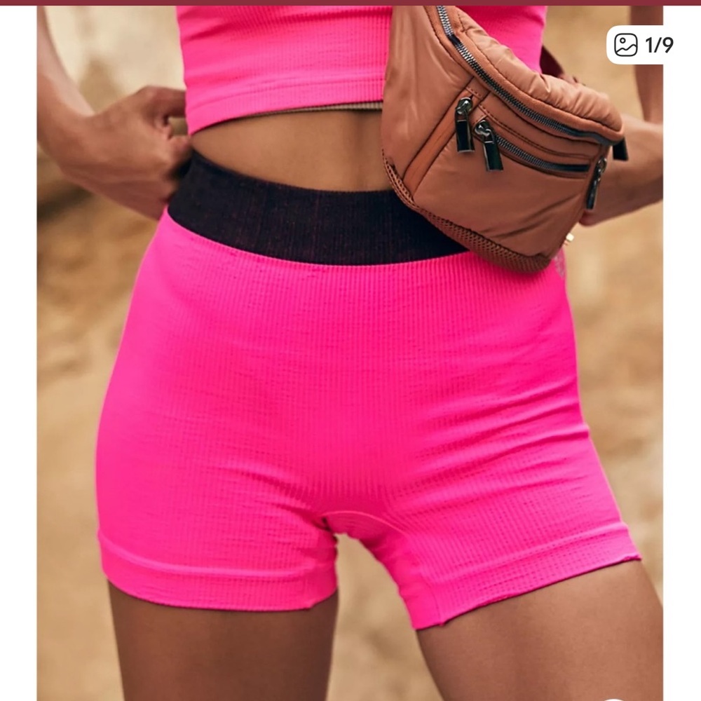 Free people movement Prajna fitted clean girl aesthetic Malibu pink size M/L